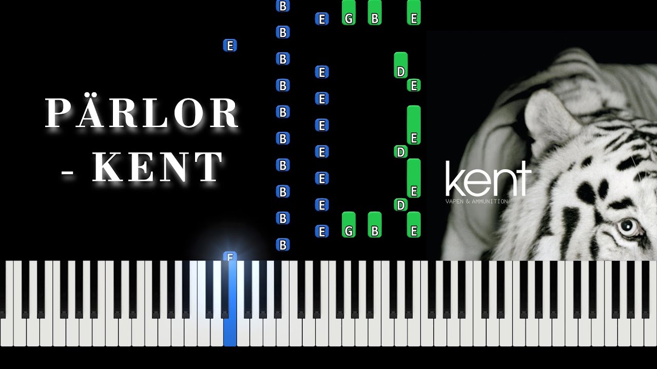 Pärlor - Kent | Piano Tutorial