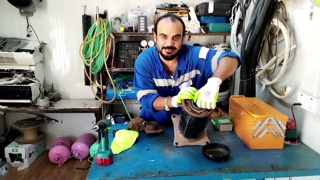 فيديوا رقم 4 اسكرول كمبرسور الضاغط الحلزونى للتكييف والتبريد