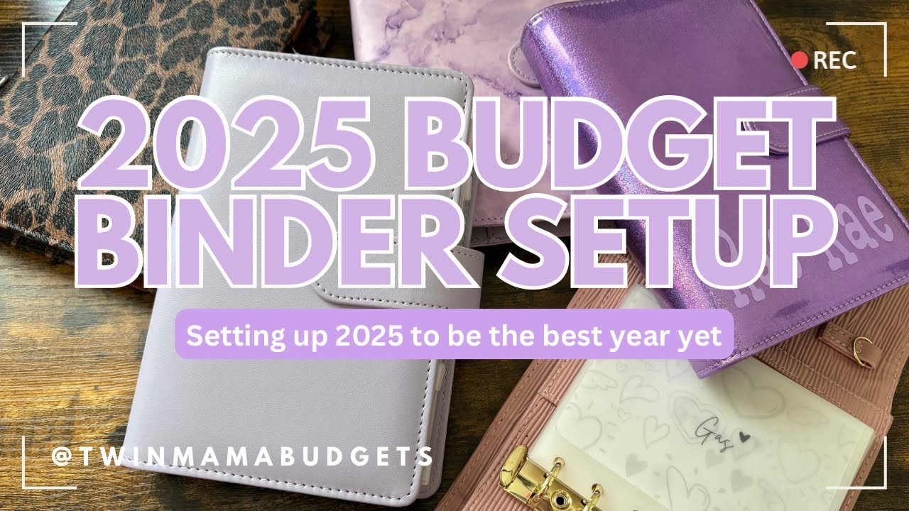 2025 Budget Binder Setup ✨ New Year, New Savings Goal | Setting Up My Cash Envelopes for 2025