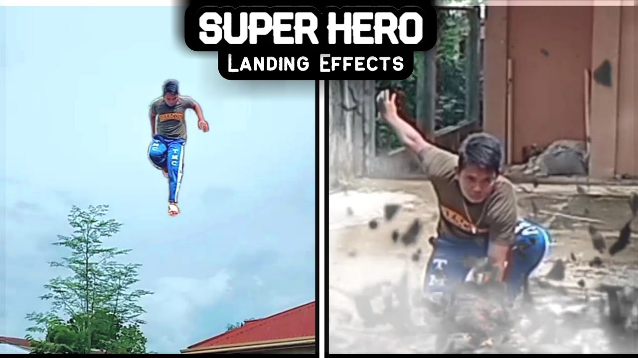 Super Hero Landing Effects | Video Editing Tutorial | Kinemaster Video Editing | RuelTV