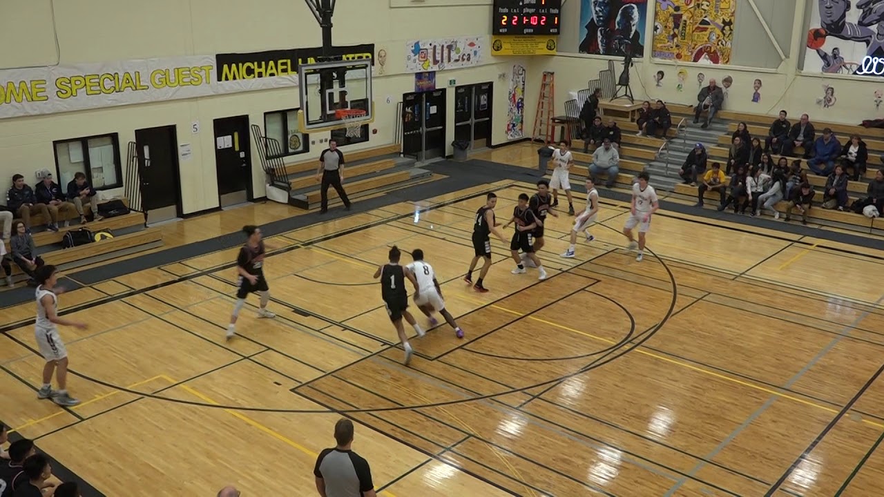 LIT 2018 Fri Semple Game 2: BOYS Winnipeg Sisler Spartans vs Winnnipeg St. Paul's Crusaders Part 1