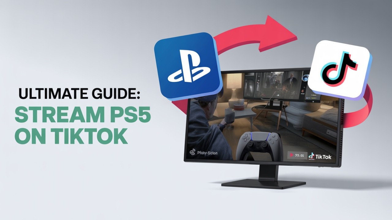 how to stream on tiktok from ps5 without capture card