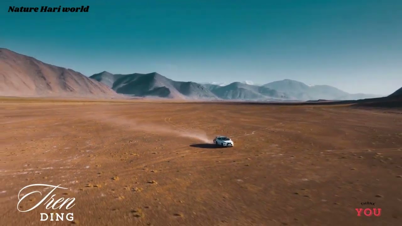 Car desert driving free stock video / Nature Hari world