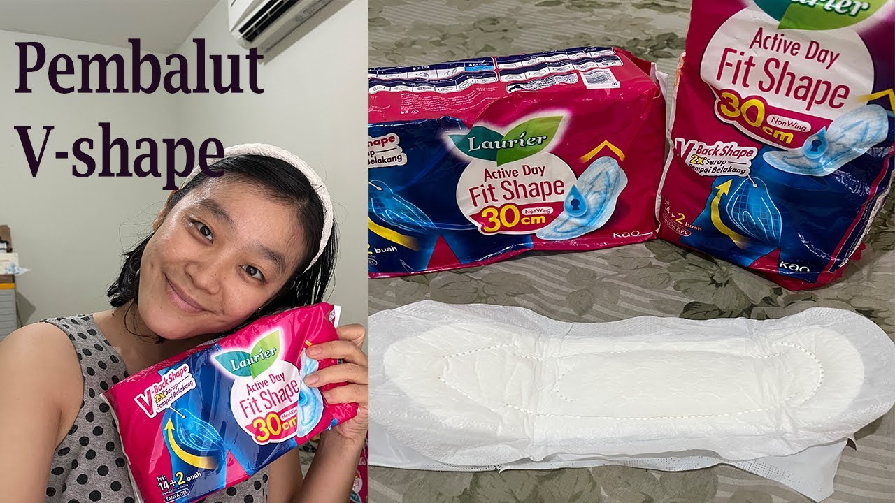 PEMBALUT LAURIER V-SHAPE! BARU DAN SATU-SATUNYA UJUNGNYA MERUNCING! 30CM & NON WING! INI REVIEWNYA!