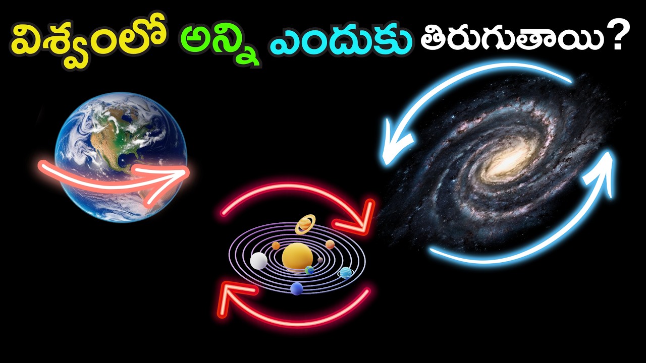 ఈ తిరగడం అసలు ఎక్కడ మొదలయ్యింది? | Why everything in universe spins?