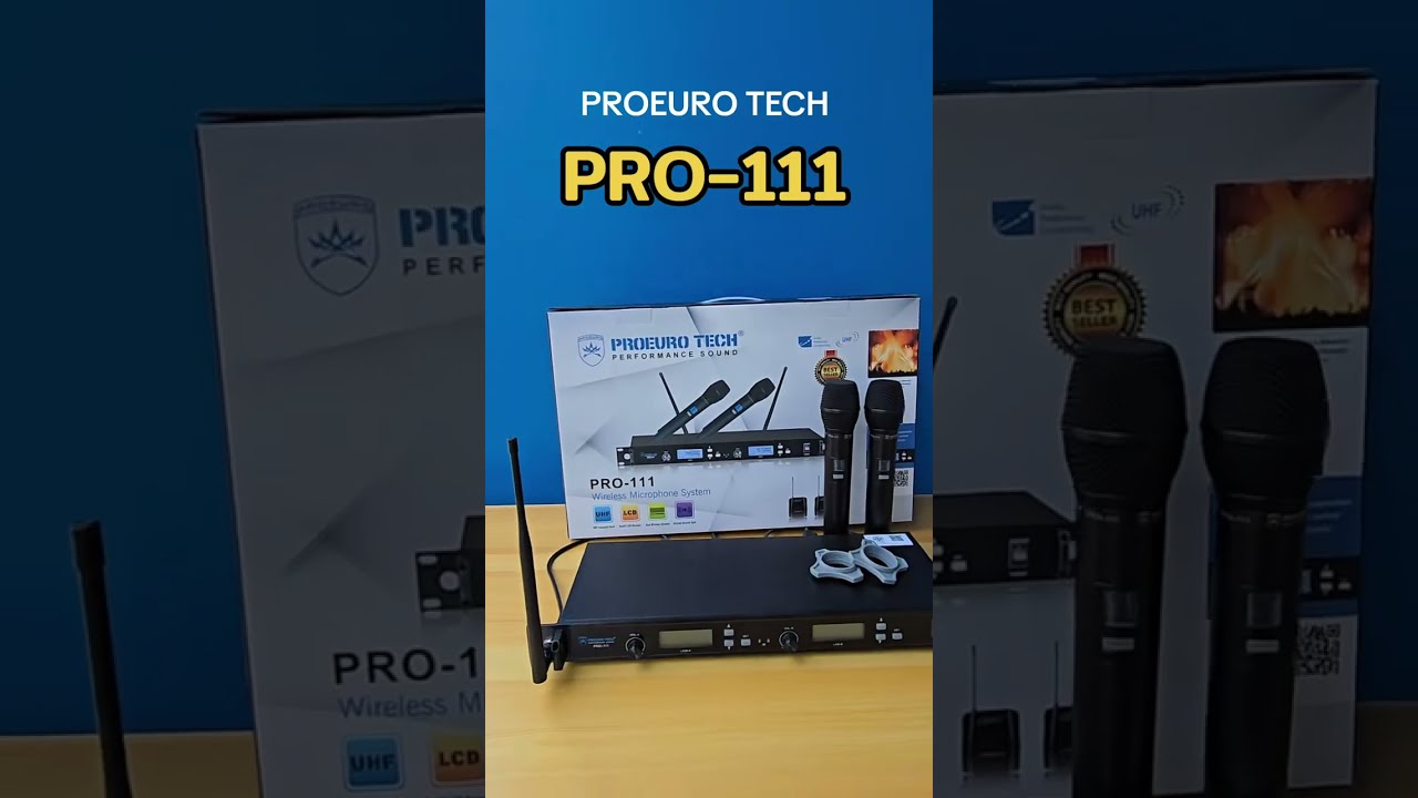 (รีวิว) PROEUROTECH PRO-111 ไมค์ลอย UHF Wireless Microphon