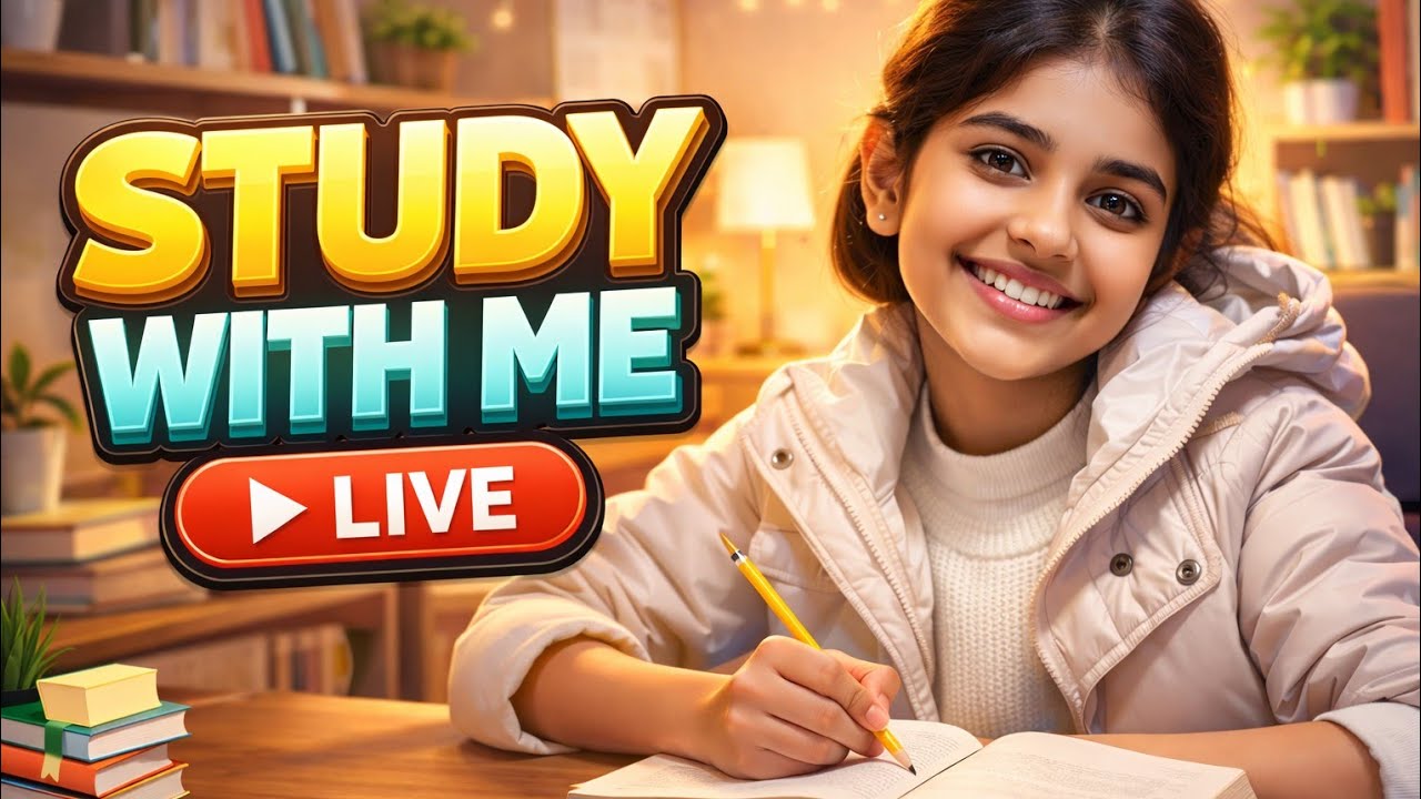 🔴Study With Me LIVE ✨ | Productive Study Session | Join Now