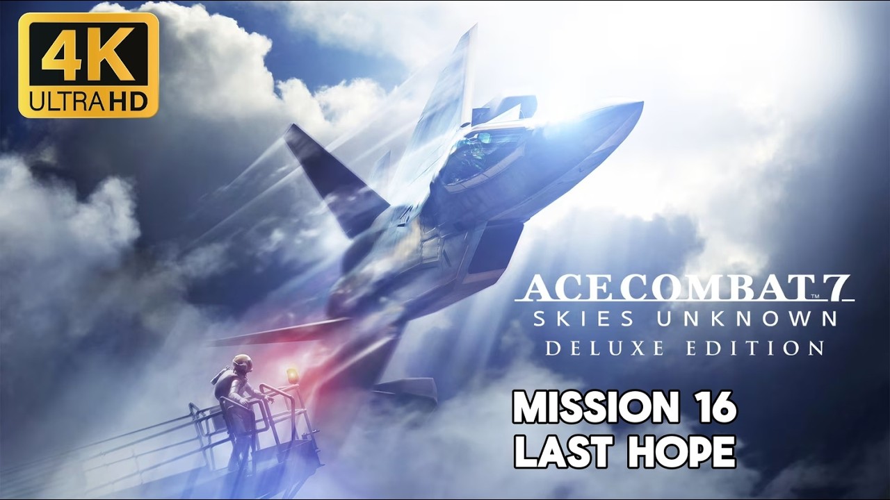 Ace Combat 7 PS5 – Mission 16 Last Hope | Satellite Blackout & Rogue Drones 4K 60FPS
