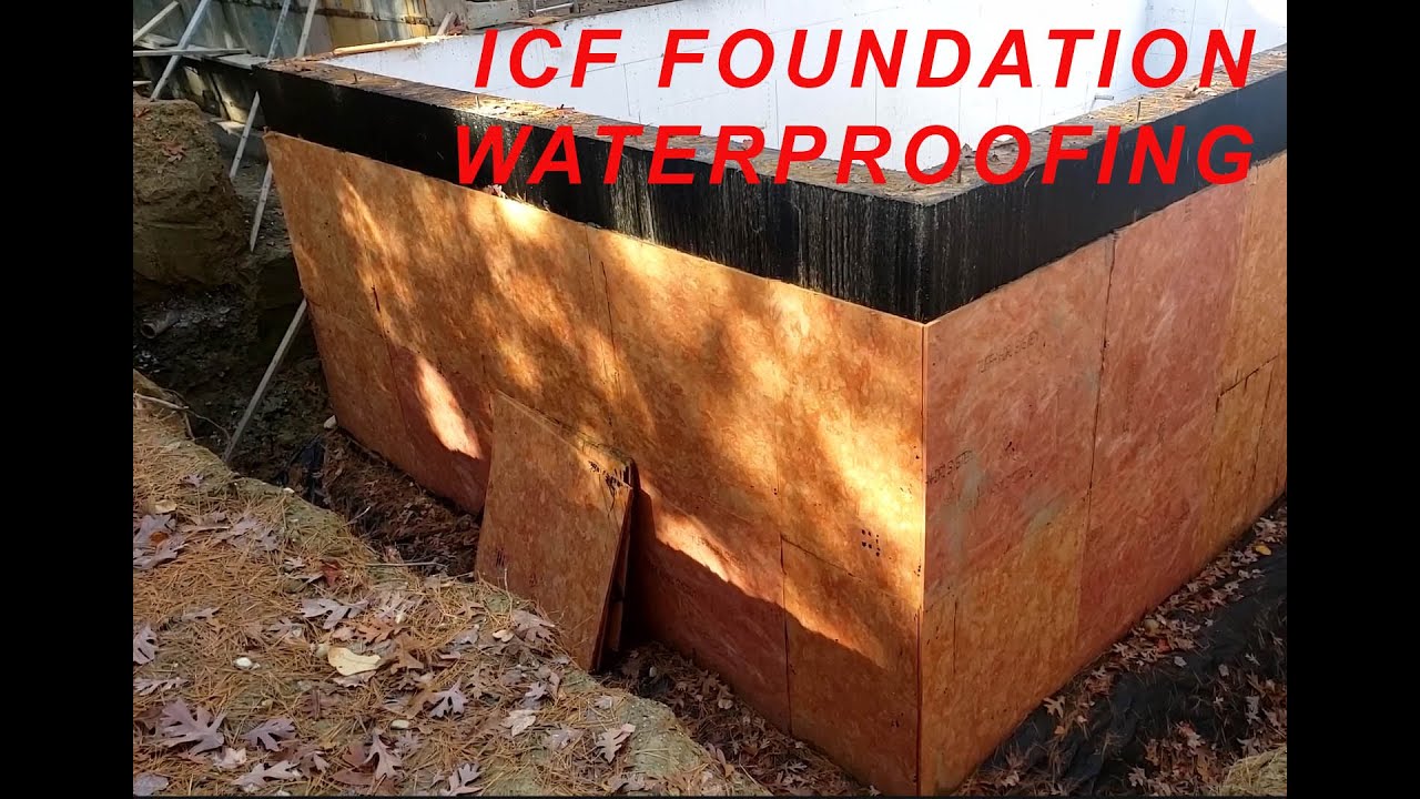 ICF Foundation WATERPROOFING!