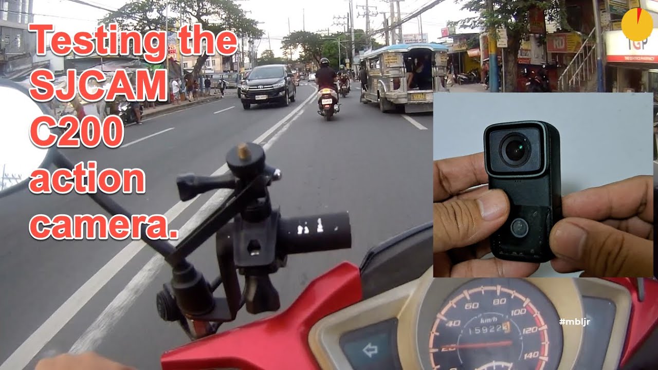 Motor Biking Using The SJCAM C200 Action Camera - Motovlogs - Episode 11.  Observations included.