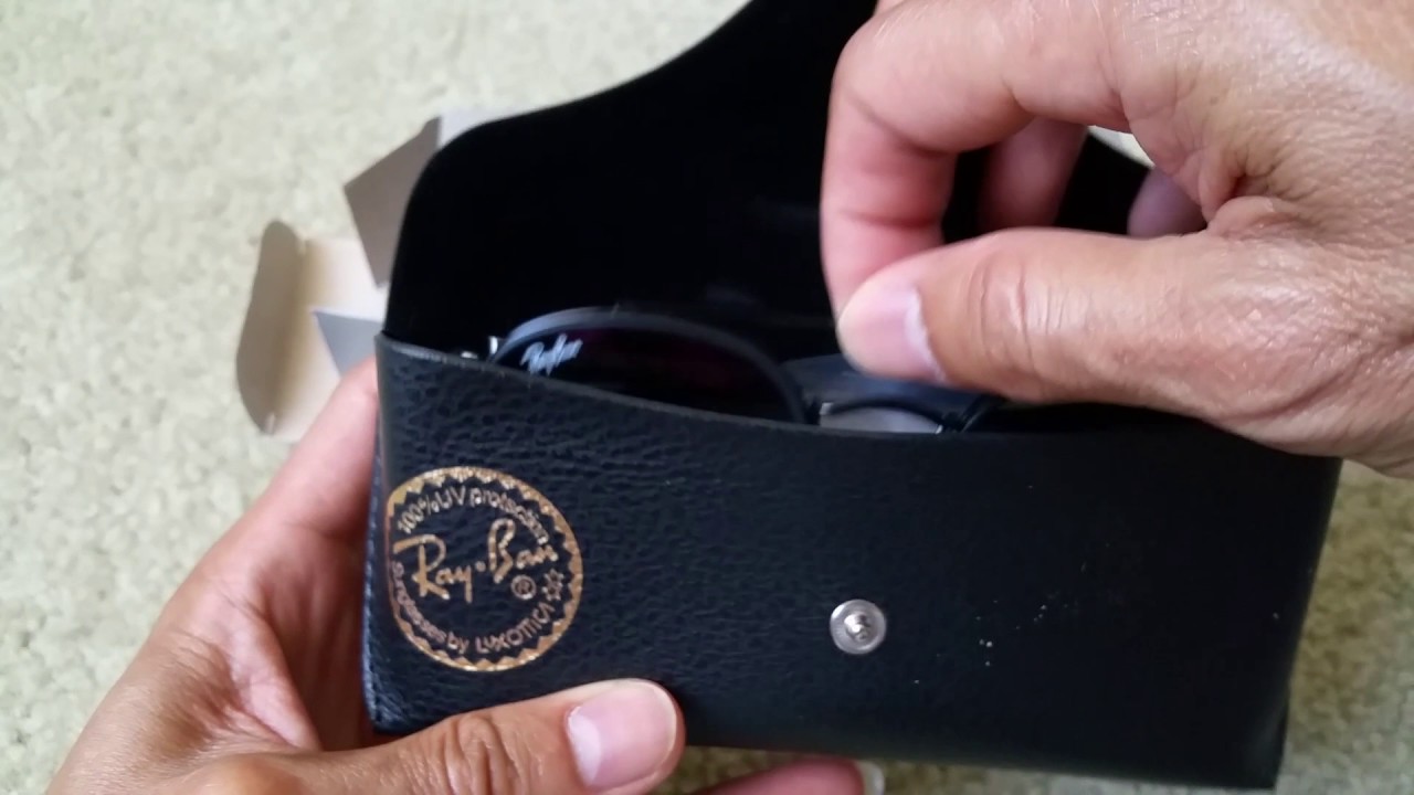 Unboxing New Authentic Ray Ban Double Bridge RB 3467 N G 15 Lens Sunglasses Full HD 2017