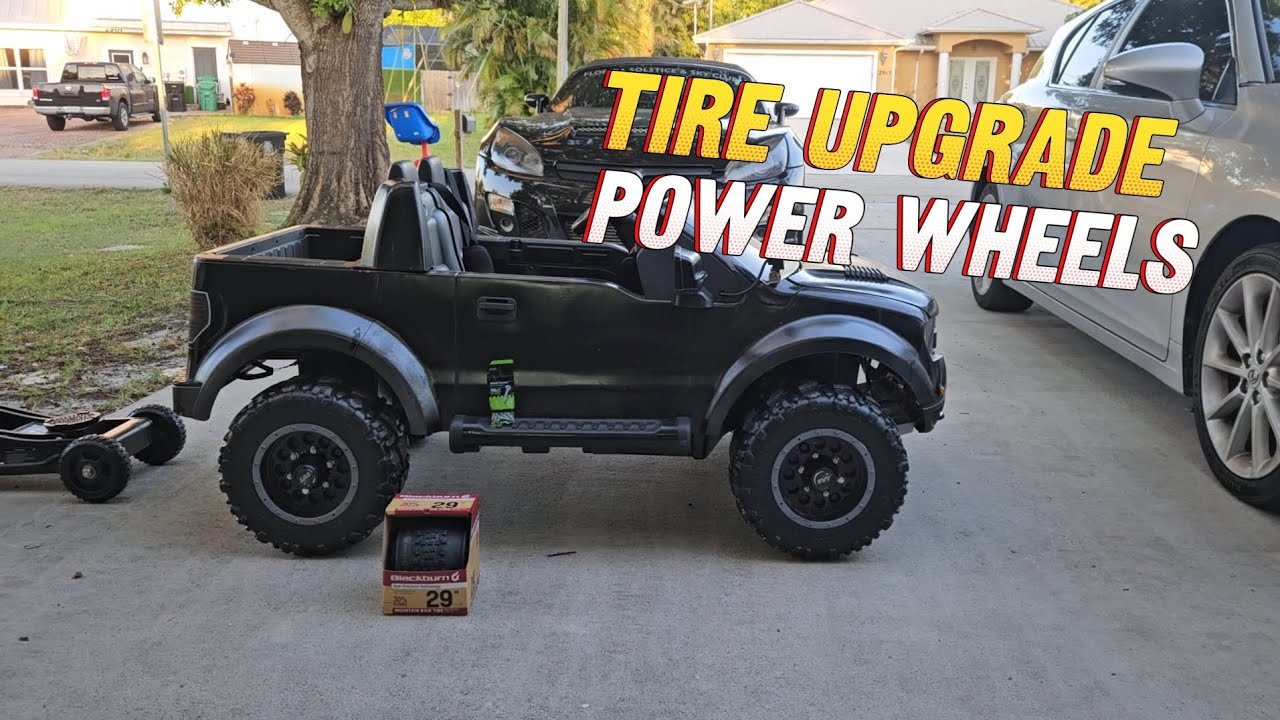 Tire upgrade for power wheels
