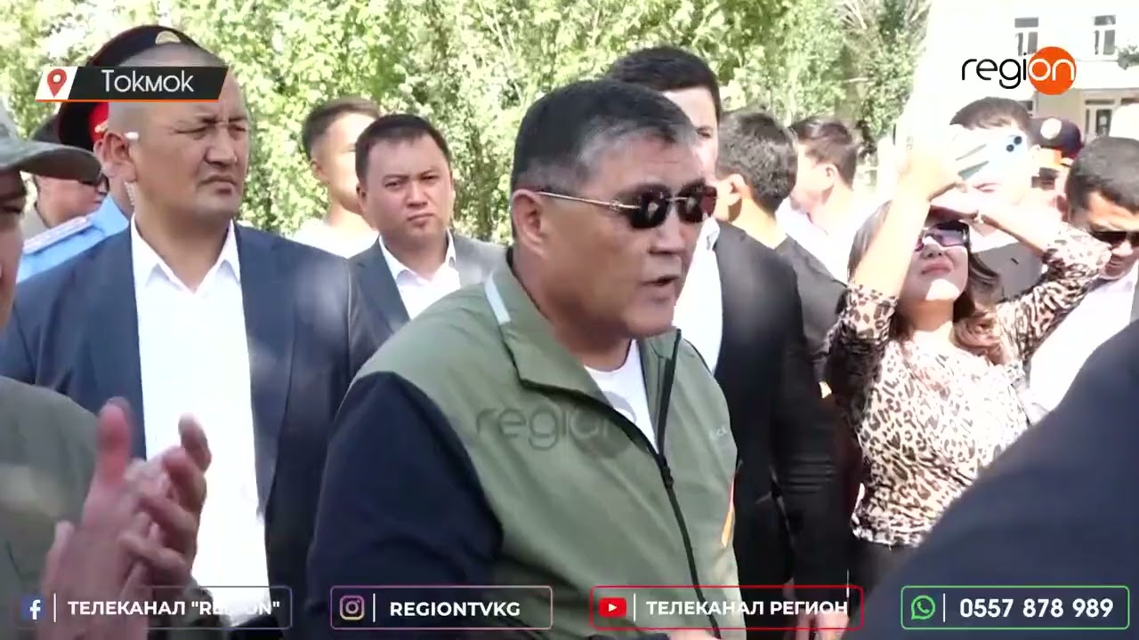 УКМК ТӨРАГАСЫ КАМЧЫБЕК ТАШИЕВ ТОКМОК ШААРЫНДАГЫ ЖАҢЫ КӨЙГӨЙЛӨР МЕНЕН ТААНЫШТЫ