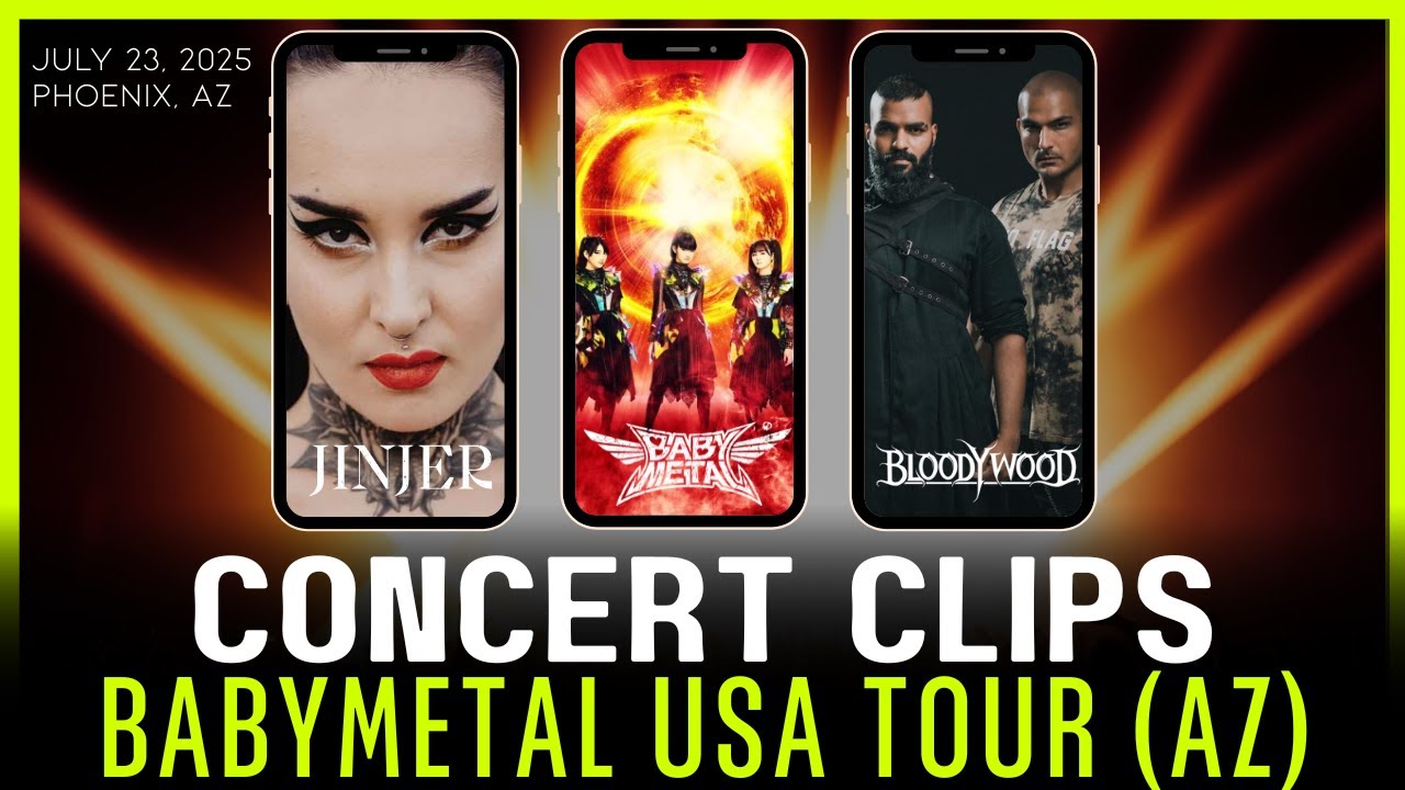 Babymetal, Jinjer & Bloodywood DESTROY Phoenix 🔥 [Live Show Reel]