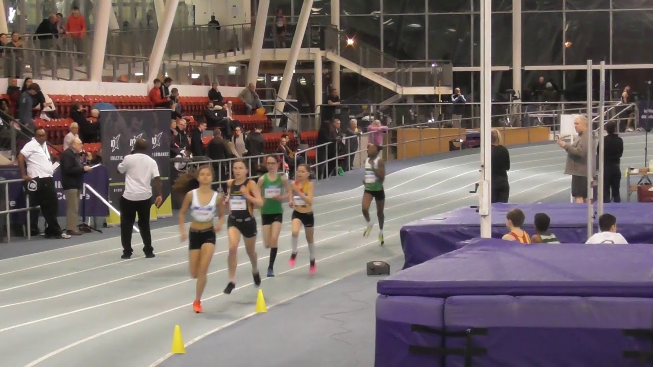 800m under 13 Girls Lee Valley and BMC Indoor Meeting 29012020