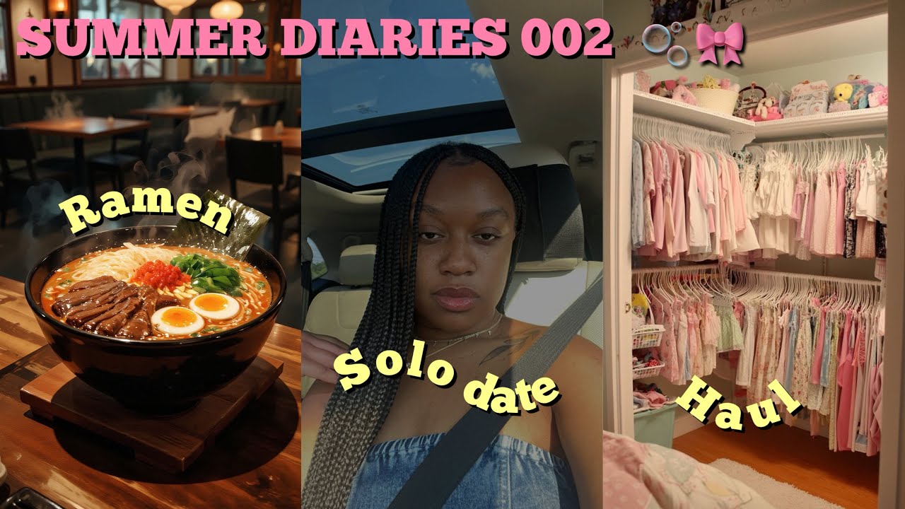 SUMMER DIARIES EP: 002| BTS SHOPPING FOR KINDERGARTEN, SOLO RAMEN DATE + SUNDAY RESET| DITL OF A MOM