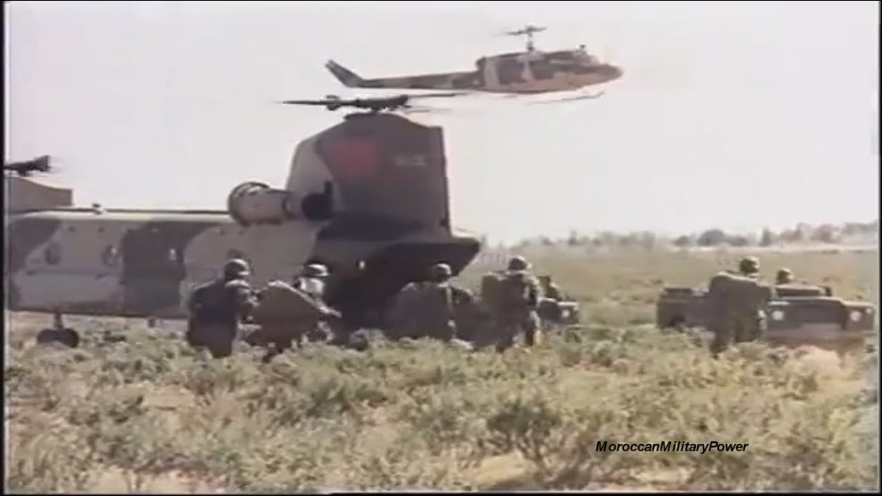 Moroccan Military Power Demonstration | 1970 - 1989 | HD