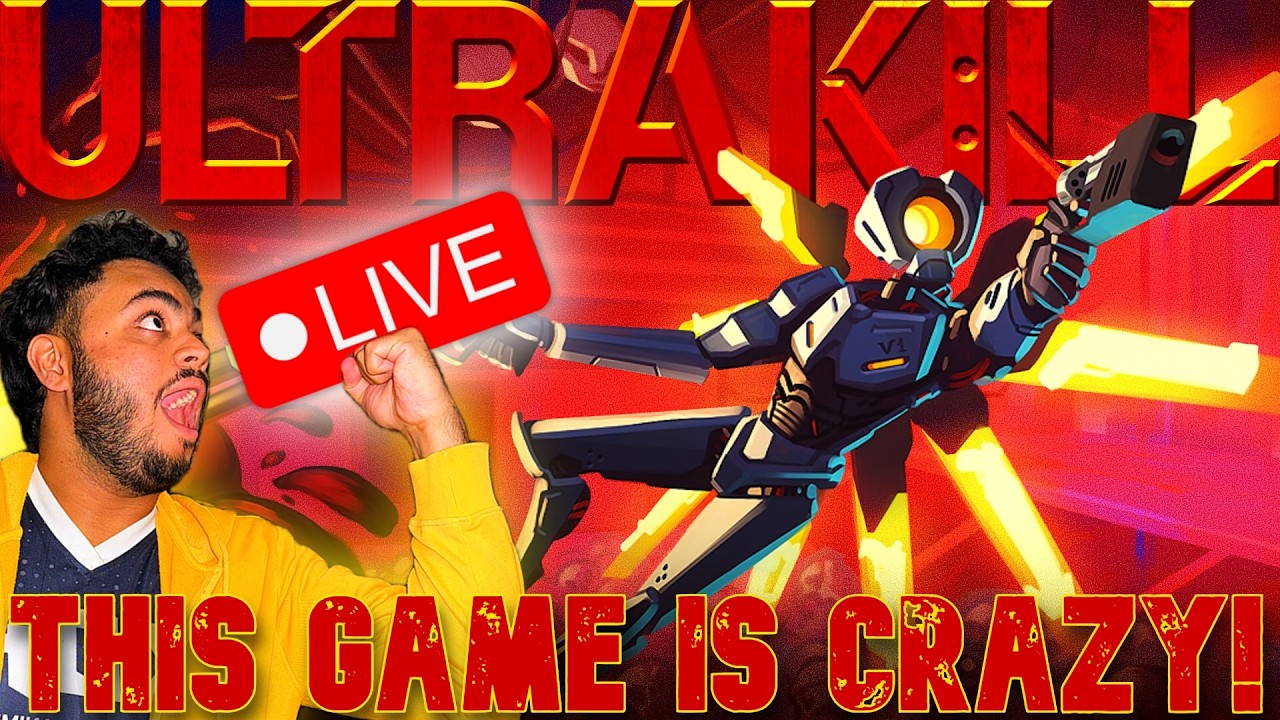 First Time Playing ULTRAKILL! - THIS GAME IS TOO FAST! (LIVE)