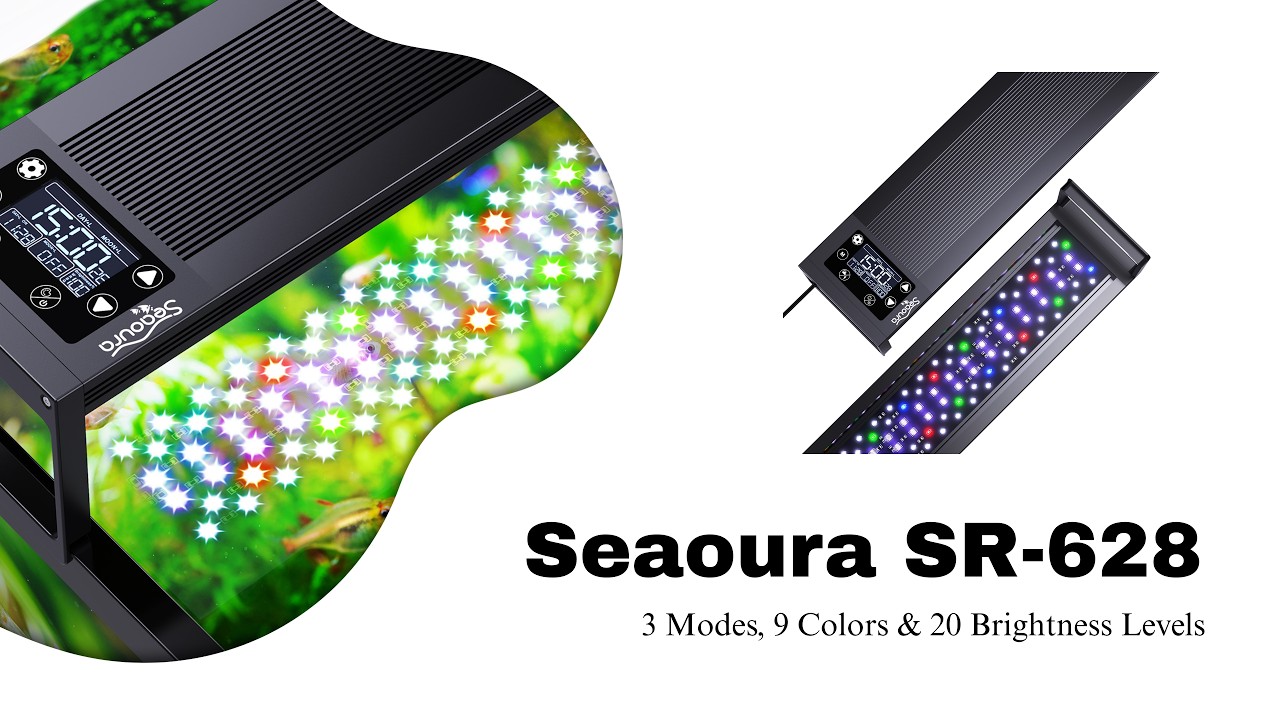 Seaoura SR-628 24/7 LED Aquarium Light