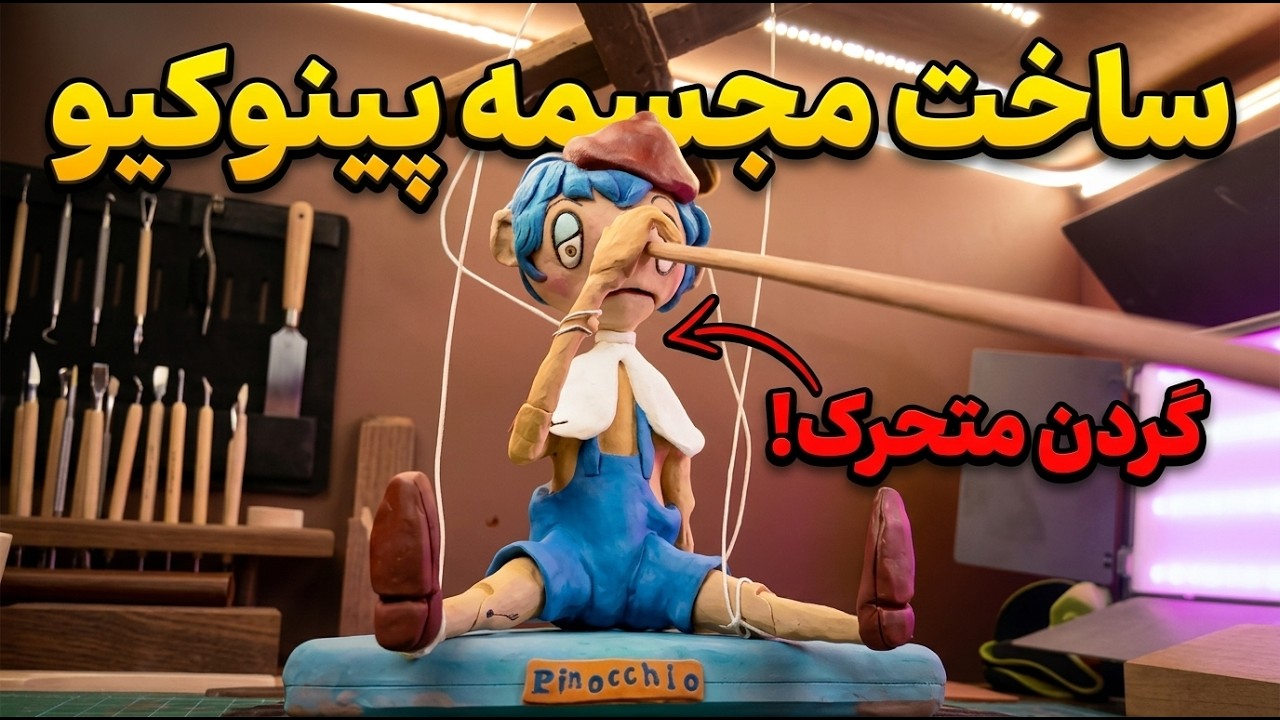 Pinocchio Puppet, Sculpting & Painting, Disney Inspired, DIY Making