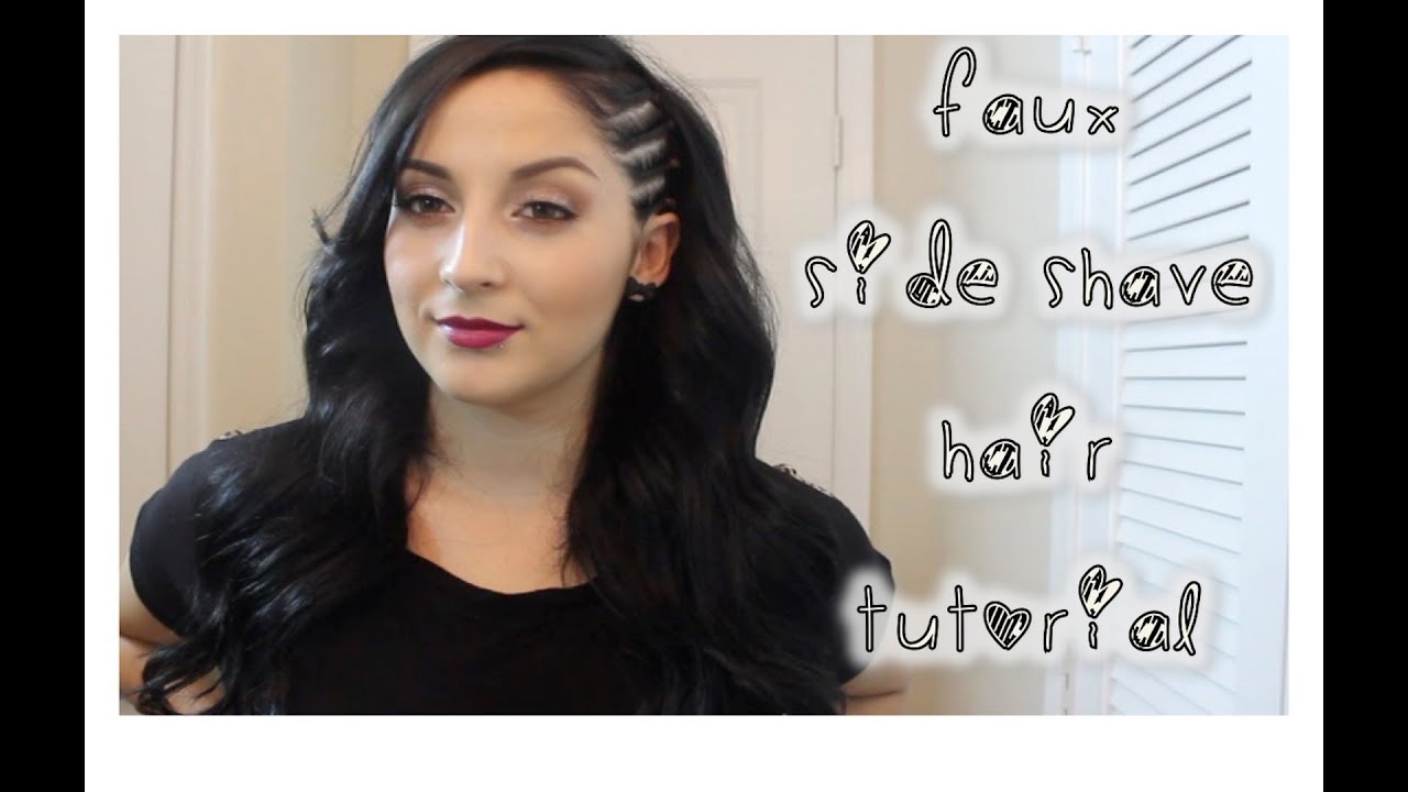 Faux Side Shave - Hair Tutorial