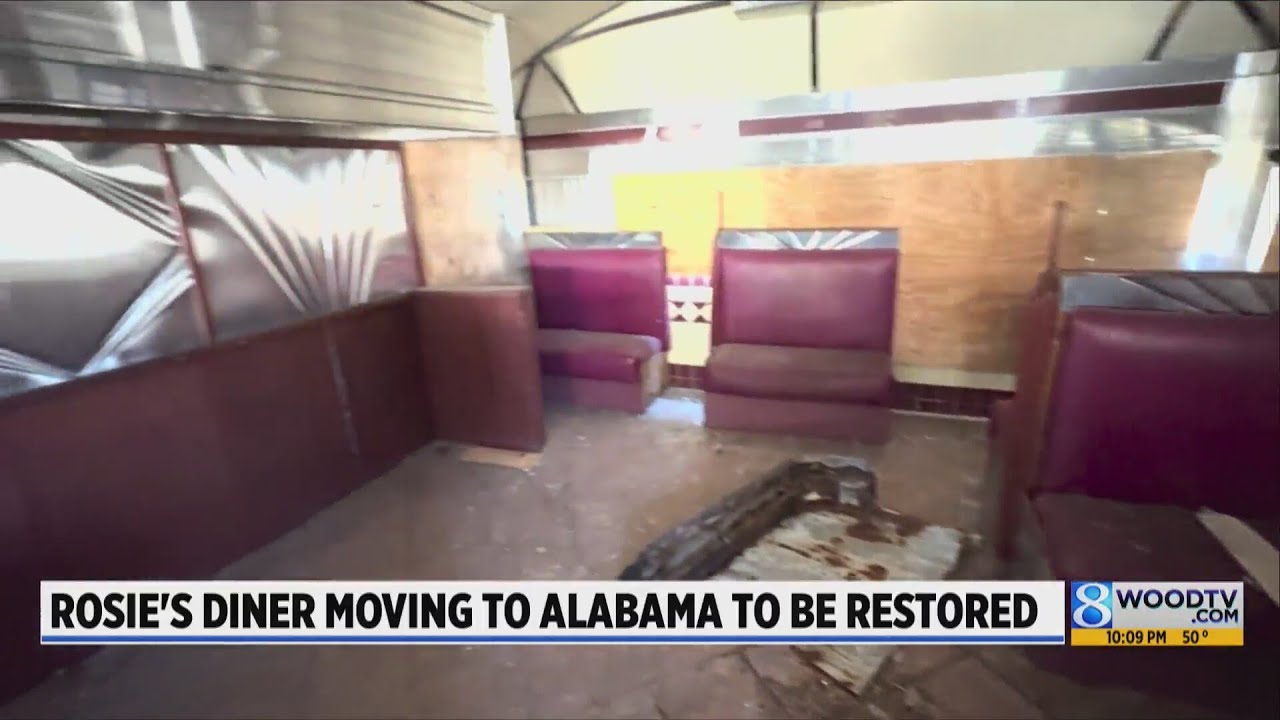 Rosie's Diner prepares for relocation and restoration in move to Alabama