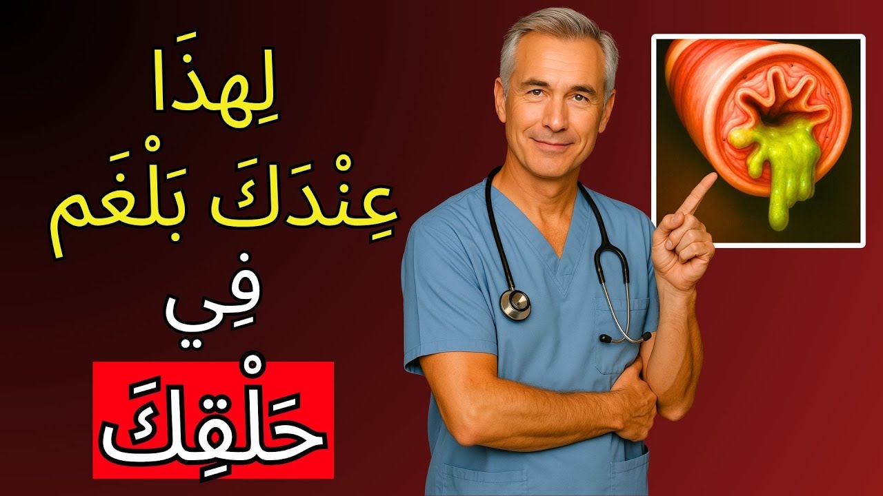 السبب الحقيقي للبلغم المستمر (المخاط في الحلق)