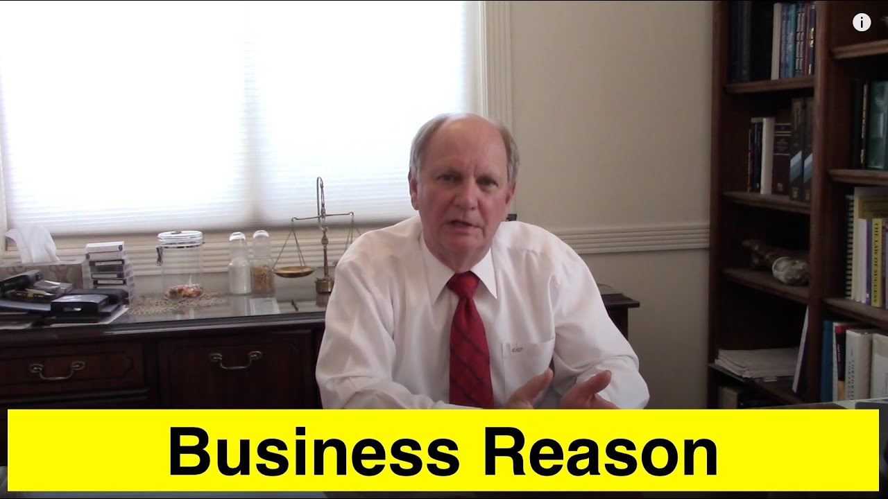 Business Reasons
