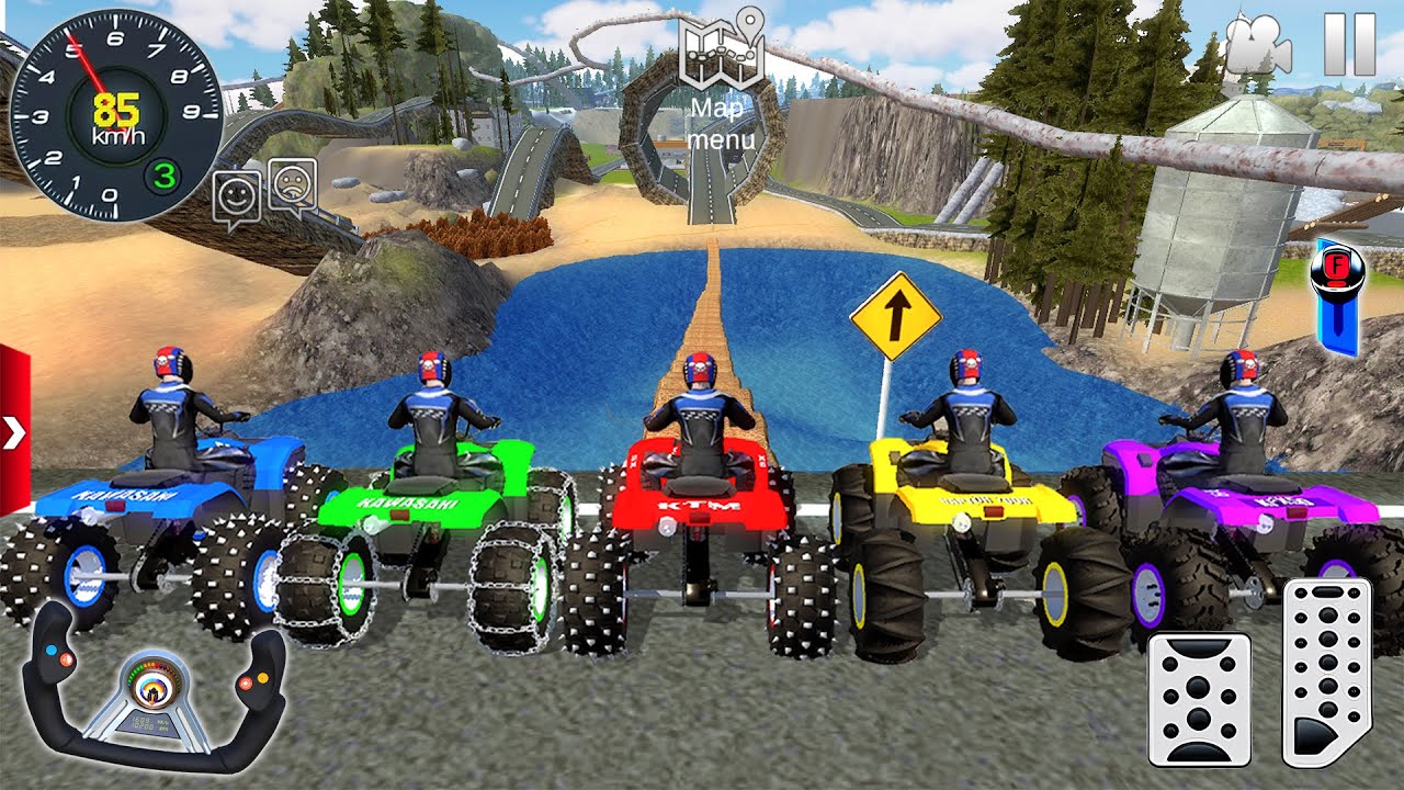 Impossible Offroad Quad Bike Rider Racing 3D #1 - Motocross Dirt ATV Stunts - Android Gameplay FHD