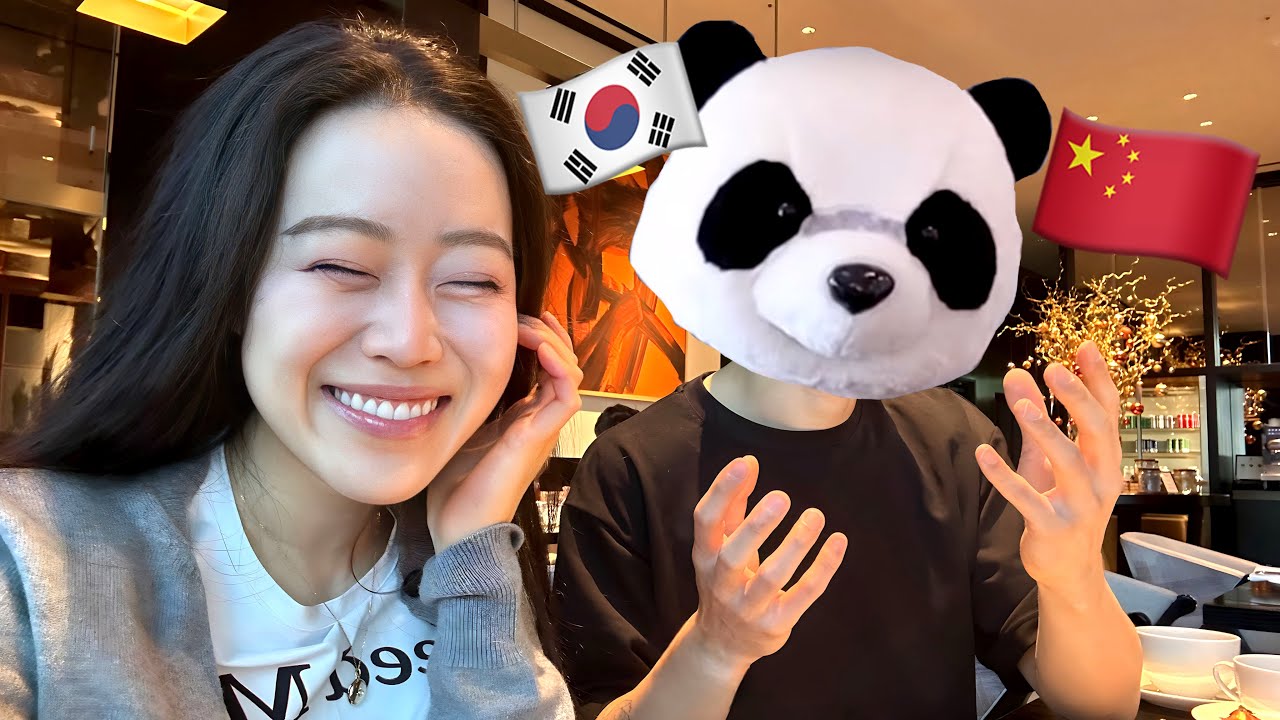 CHINESE husband speaking only KOREAN in SOUTH KOREA for 24 hours