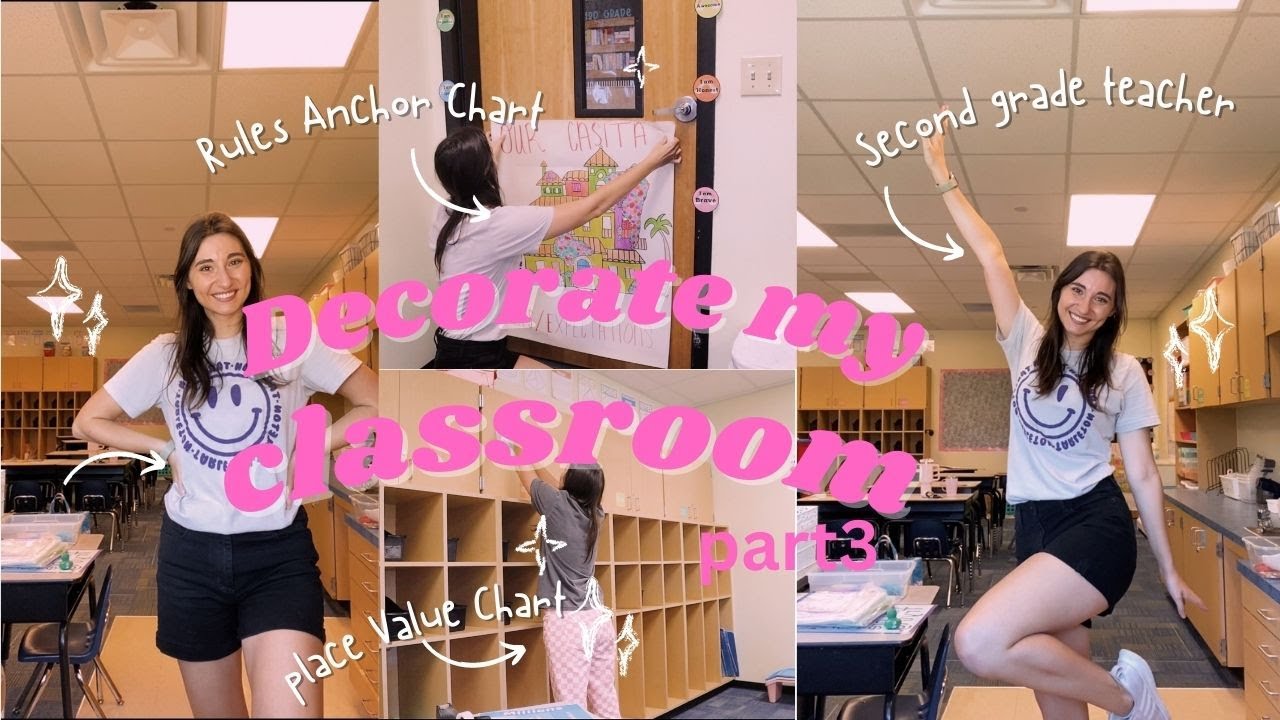Decorate my Classroom with me| Part 3 | Second Grade Teacher|