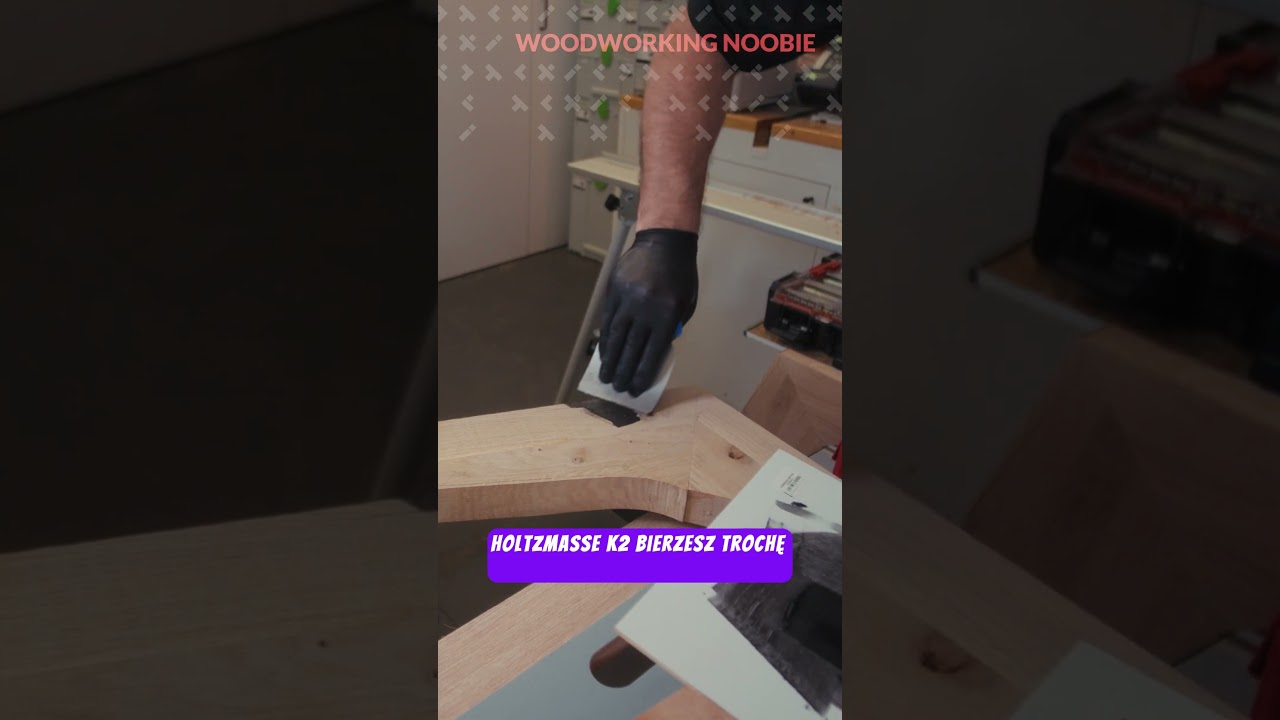 Jak uzupełniać ubytki w drewnie? #woodworking #diy #woodwork #drewno #szpachlowanie #meble #stolarz