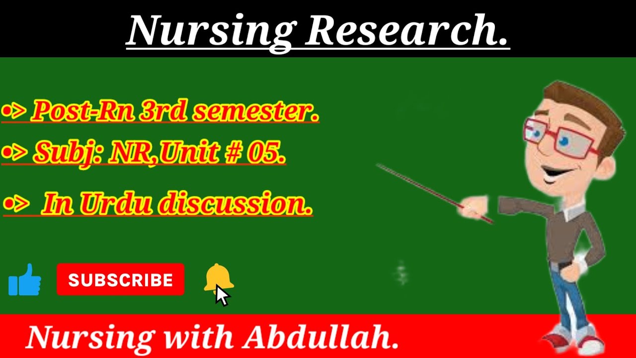 Nursing research unitwise mcqs in urdu|Post-Rn 3rd semester| Unit# 05| nursing research mcqs |