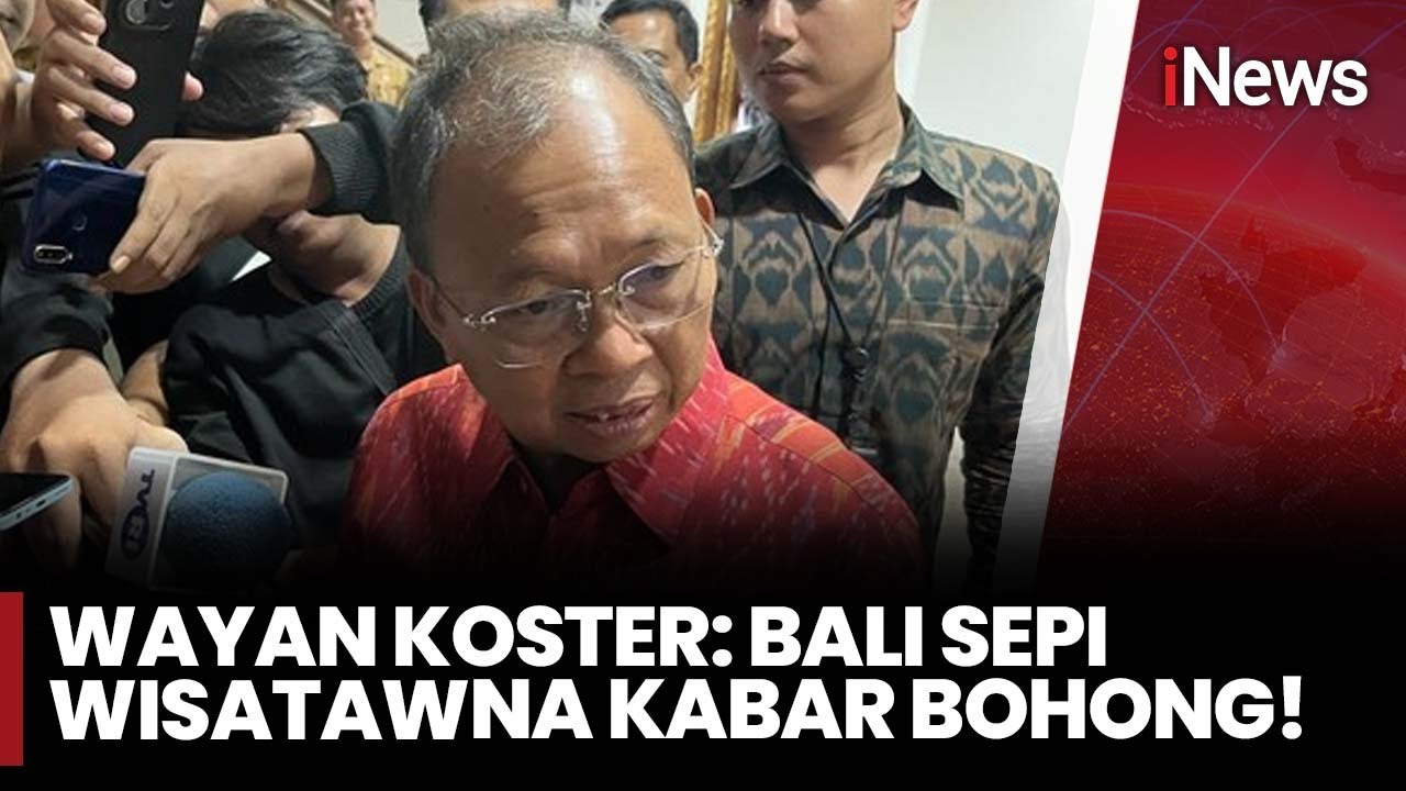 Gubernur Bantah Bali Sepi Wisatawan, Klaim Wisatawan Meningkat dari Tahun Lalu | iNews Today 26/12