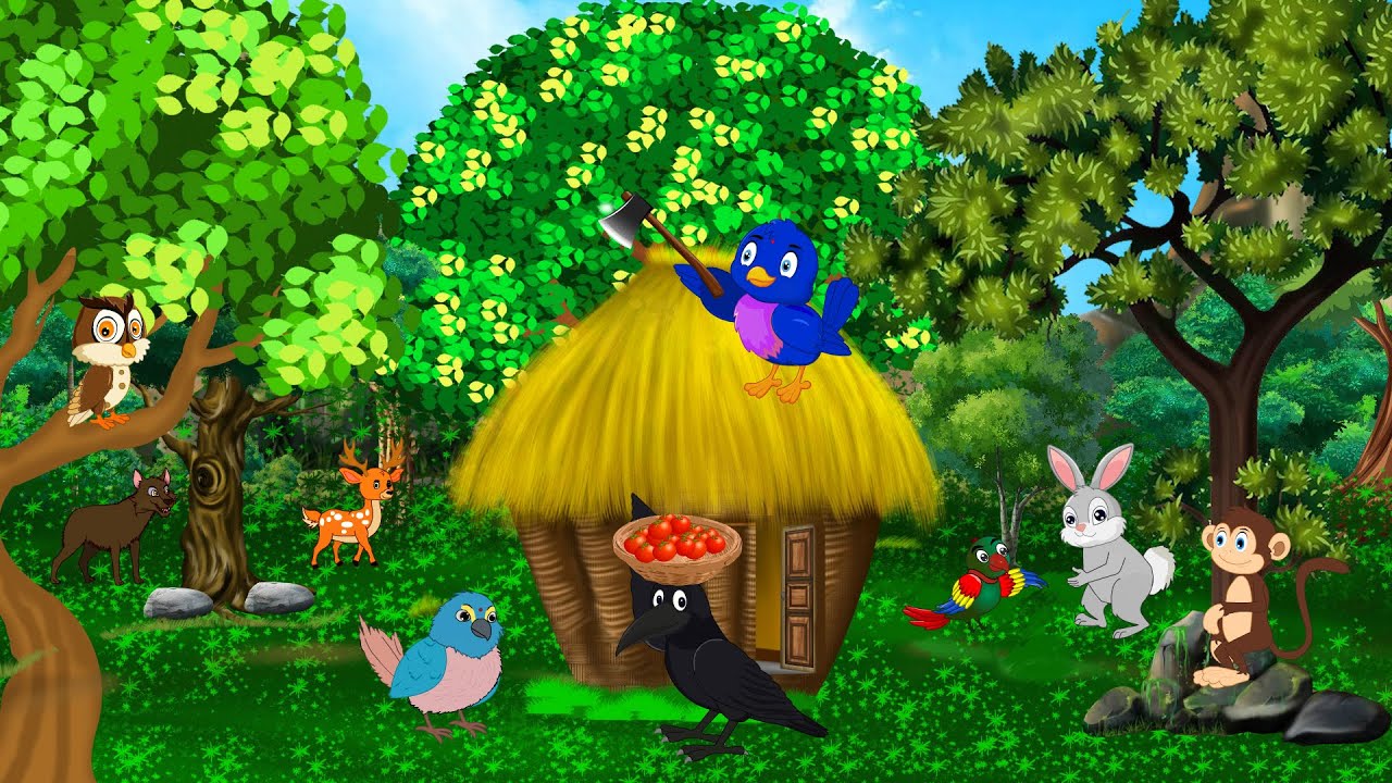 सुहानी गौरैया और दोस्तों का नया घर | Moral Story | birds story hindi | hindi kahaniya | fairy tales