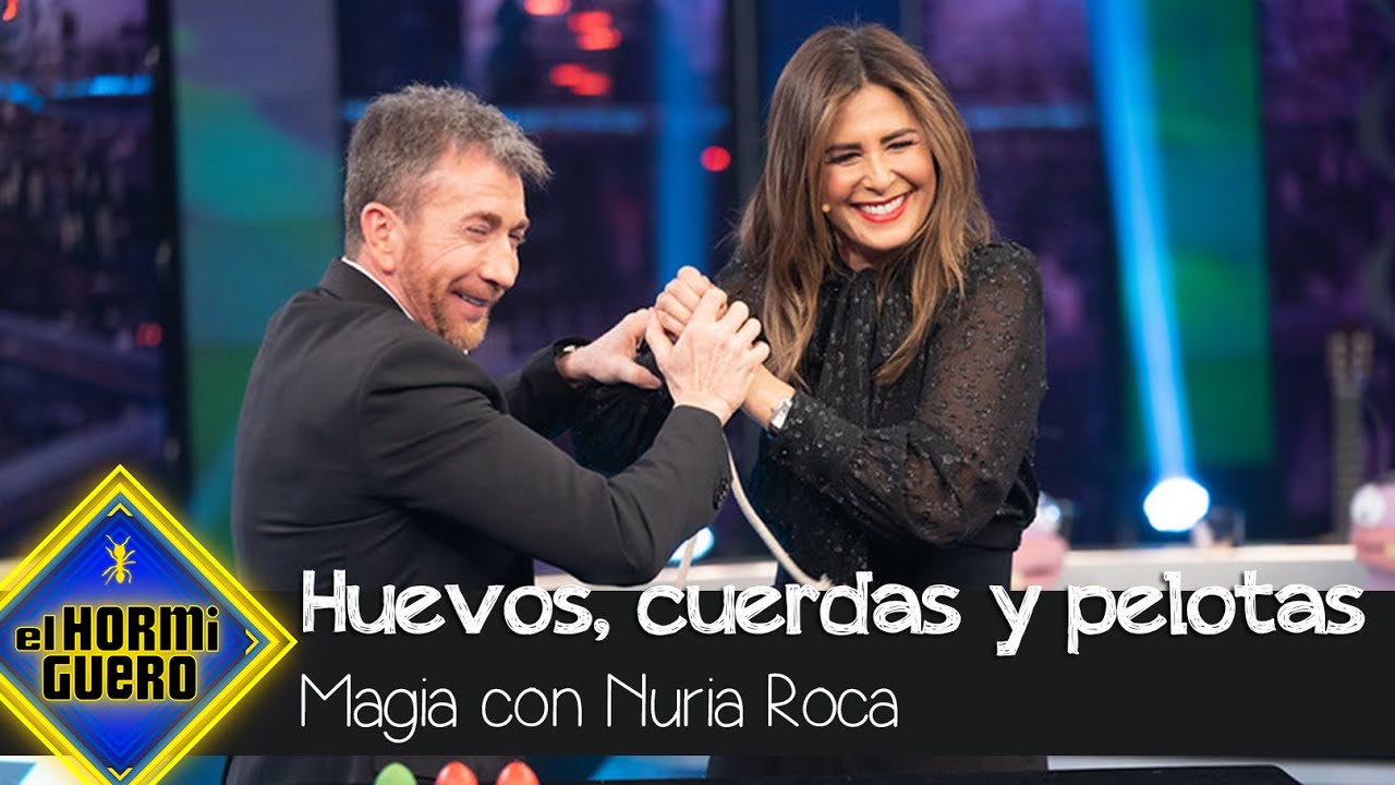 Nuria Roca sorprende haciendo magia - El Hormiguero