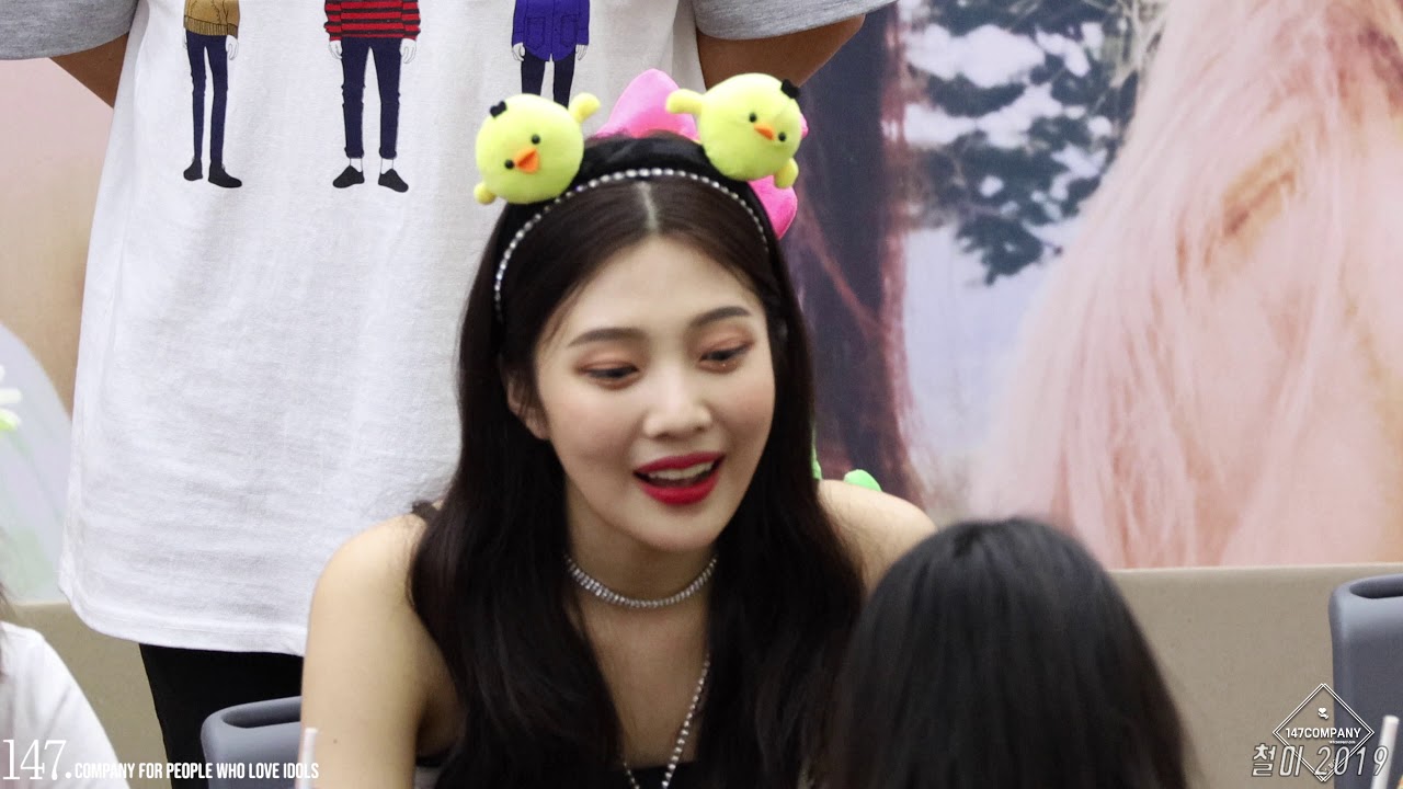 RedVelvet Joy Signing 레드벨벳 조이 사인중 190901 4k BY 147Company 코엑스 팬싸 직캠 fancam