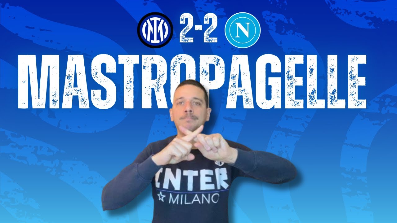 MALE LA DIFESA! LAUTARO E THURAM PARTITINA! DIMARCO TOP! MASTROPAGELLE DI INTER-NAPOLI