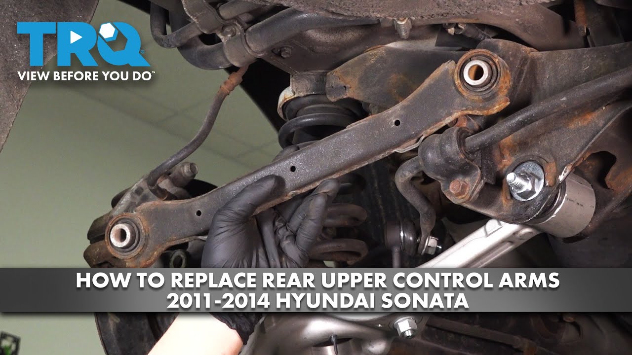 Как заменить задние верхние рычаги подвески Hyundai Sonata 2011-2014