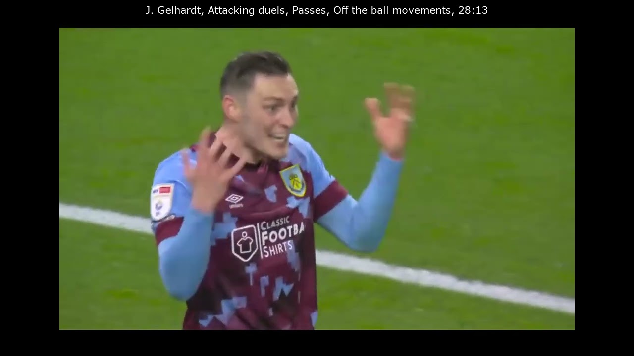 Joe Gelhardt |  Burnley vs Sunderland 2023-03-31 Match Highlight | Every Touch