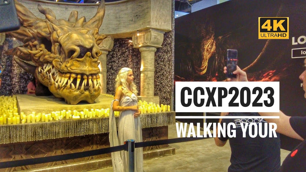 CCXP2023 Comic Con Experience São Paulo Tour | 4K Walk