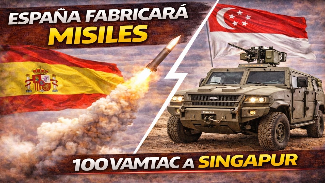 ESPAÑA FABRICARÁ MISILES ¡100 VAMTAC ST5 PARA SINGAPUR!