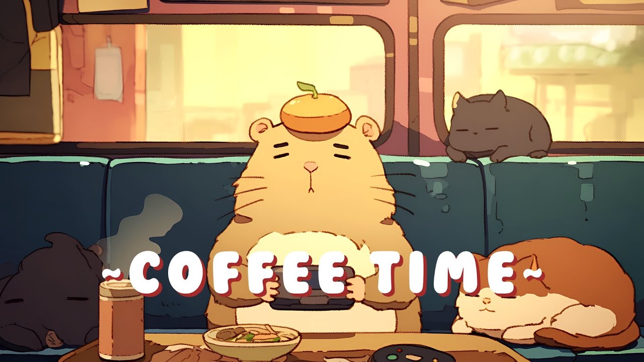 24/7 Capybara Lofi Beats - Chill Study Music Mix ~ Peaceful Flow ~ 🌸 ☕