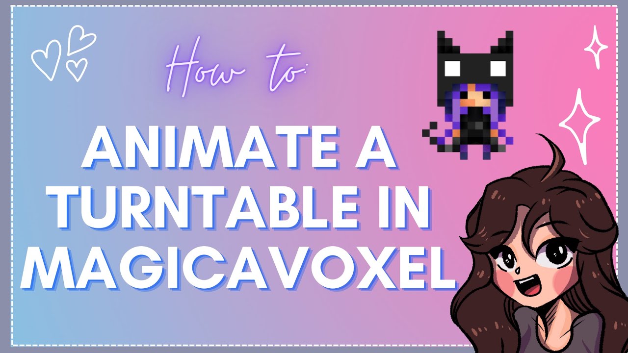 How To Animate A Turntable in Magicavoxel