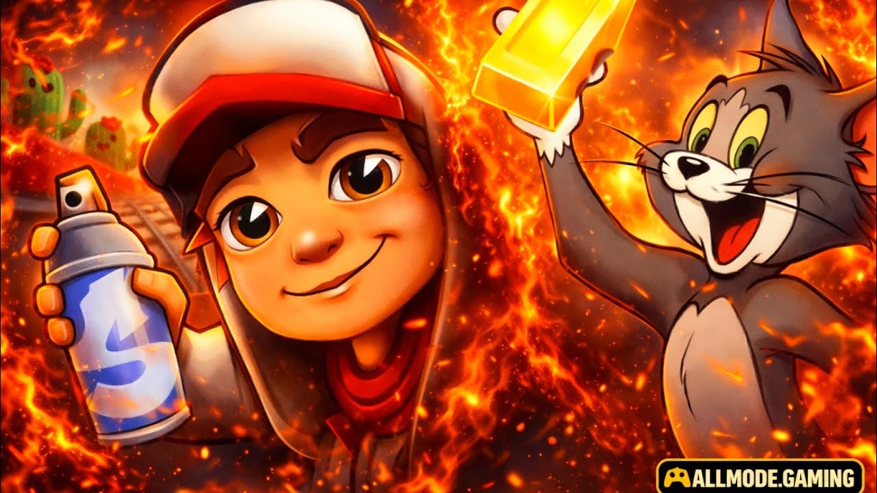 Subway Surfers vs Talking Tom Gold Run | Best Endless Runner Battle#games #subwaysurfs #talkingtom 
