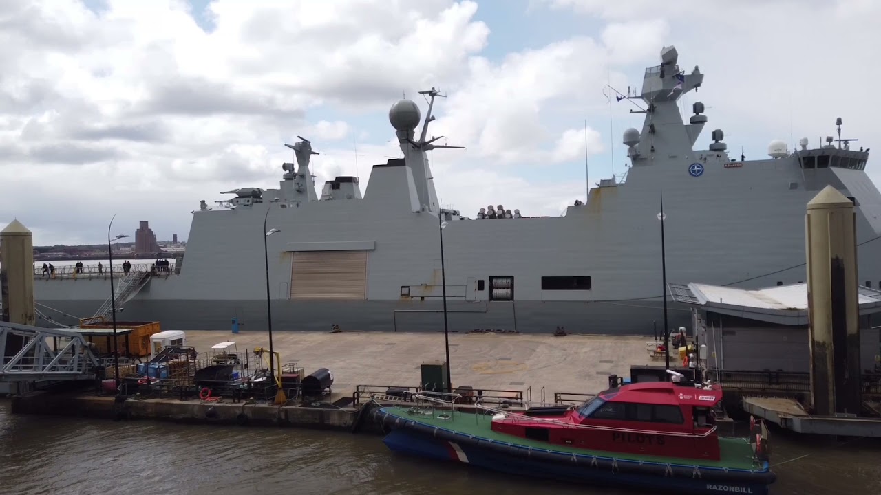 2 NATO Warships at Liverpool.