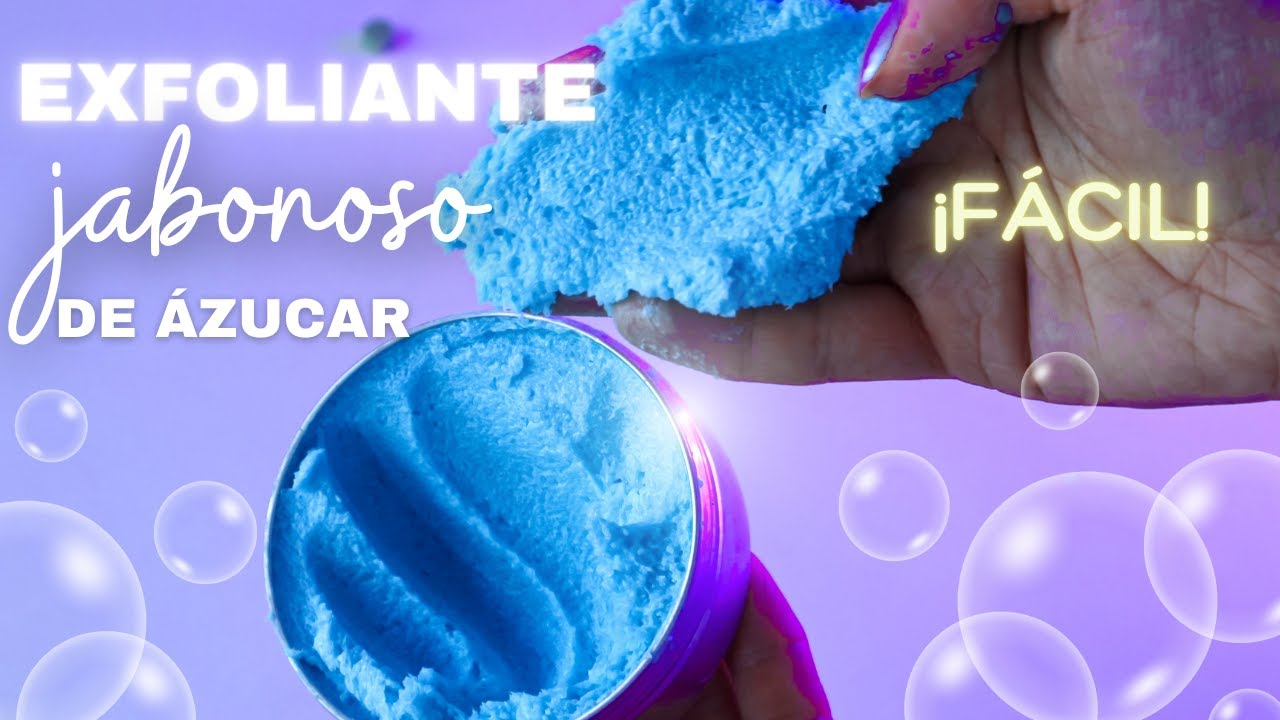 Hice un Exfoliante Cremoso y Espumoso con Azúcar ¡Receta fácil y efectiva!