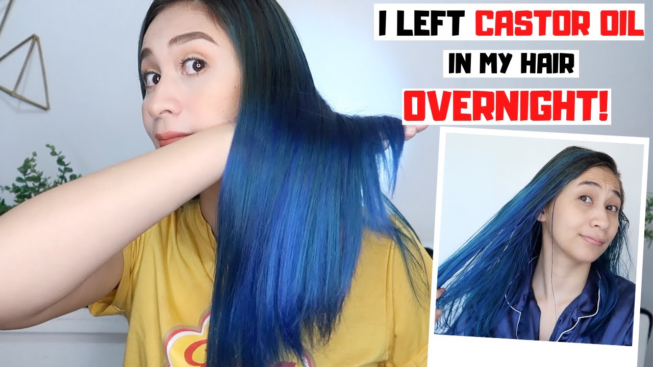 I LEFT CASTOR OIL IN MY HAIR OVERNIGHT | DIY HAIR TREATMENT AT HOME (Philippines) | Lolly Isabel