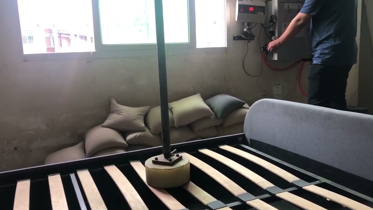 Testing Furniture Bed slats to their absolute breaking point.