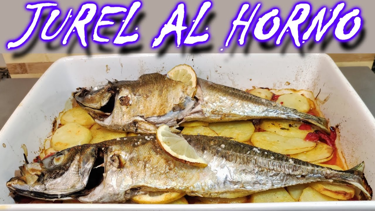 Como se hace el  JUREL o CHICHARRO al horno con PATATA PANADERA,